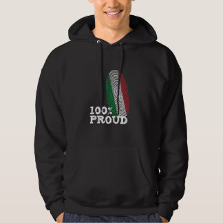 Moletom 100 Proud Italy fingerprint flag for Proud Italian