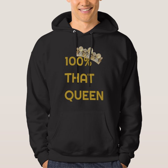 Moletom 100 That Queen Cute Trendy Ladies (Frente)