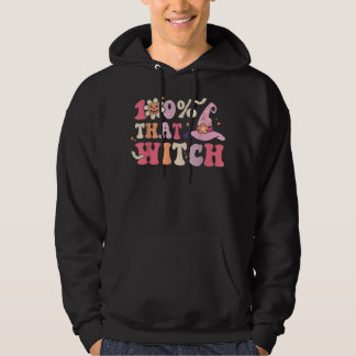 Moletom 100 That Witch Spooky Season Halloween Funny Groov