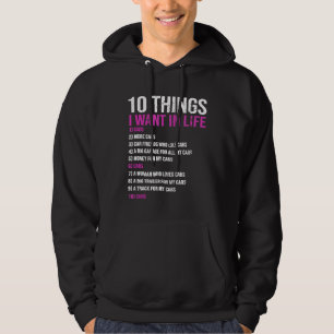 Moletom 10 Coisas Humorosas Que Quero Na Minha Vida Cada V