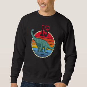 Moletom 15 Aniversário I Brachiosaurus Diplodocuments I Fa