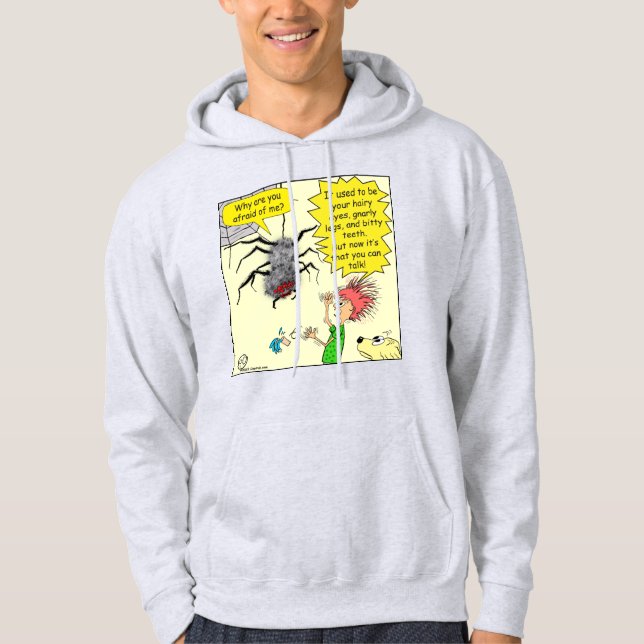 Moletom 1605 Medo Do Cartoon Aranhas (Frente)