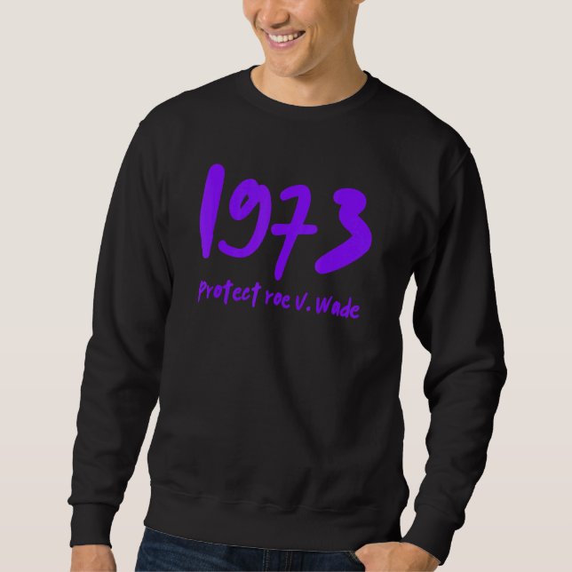 Moletom 1973 Protect Roe V Wade Purple (Frente)