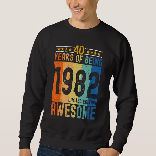 Moletom 1982 40 Anos De Incrível (Frente)