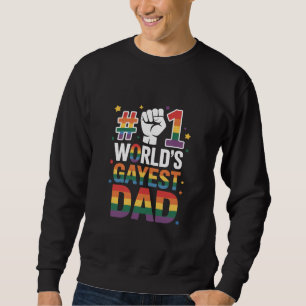 Moletom #1 Pai Mais Gay do Mundo Divertido Dia dos Pais LG