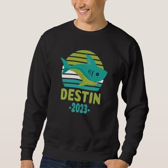 Moletom 2023 Destin Florida Shark (Frente)