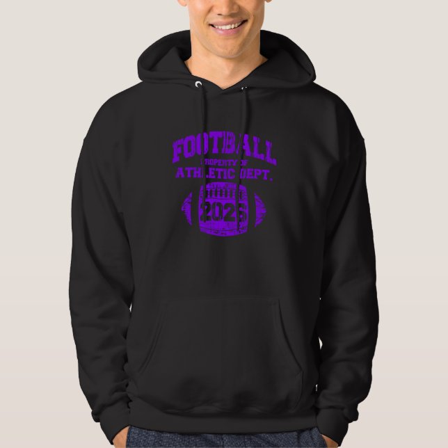 Moletom 2026 Senior High School Football College Team Grad (Frente)