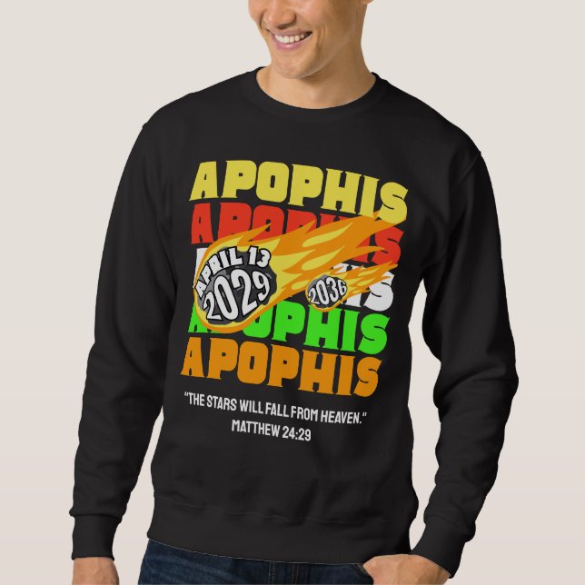 Moletom 2029 APOPHIS Asteroide NEO Cristão (Frente)