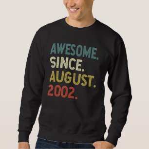 Moletom 20 anos é incrível desde agosto de 2002º aniversár