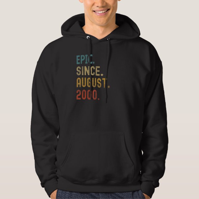 Moletom 22 Anos De Idade Epic Desde Agosto De 2000 (Frente)
