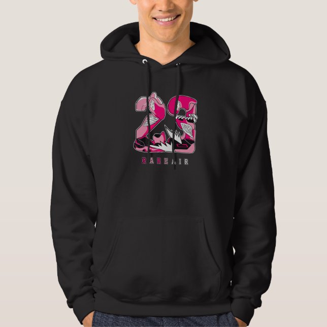 Moletom 23 Raro Ar Low Triplo Rosa Correspondente (Frente)