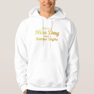 Moletom 24/7 Positividade: Texto Dourado Inspirador Relaxa