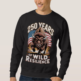 Moletom 250 Anos de Resiliência Selvagem Bison