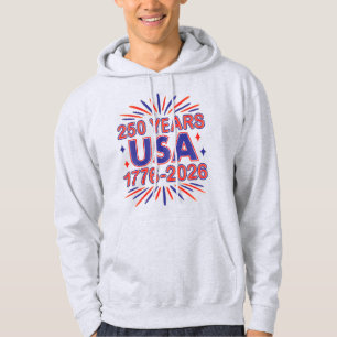 Moletom 250 Anos EUA 1776-2026 Semiquincentenário