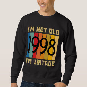 Moletom 26 anos, não sou velho, sou Vintage 1998 26th Birt