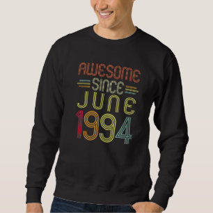Moletom 28º Aniversário Impressionante Desde Junho De 1994