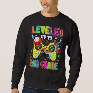Moletom 2nd Grade Gamer First Day Second Grade Boys Back T