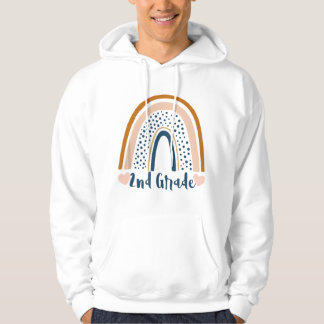 Moletom 2nd Grade Teacher Rainbow Funny Back To School Lov