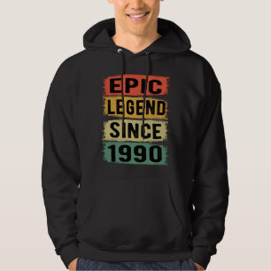 Moletom 31 Anos De Idade Dia 1990 Legenda Epic 31º Aniver