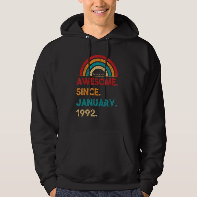 Moletom 31 anos é incrível desde janeiro de 1992 31º anive (Frente)