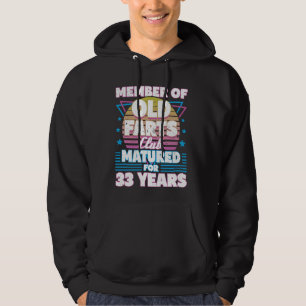 Moletom 33 Anos De Idade Farts Club Funny 33º Aniversário 
