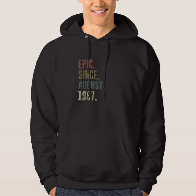 Moletom 35º aniversário da Epic desde agosto de 1987 (Frente)