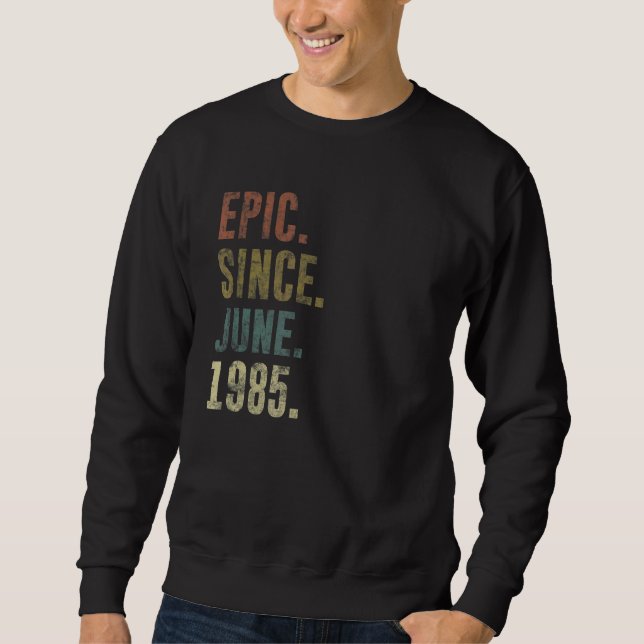 Moletom 37º aniversário da Epic desde junho de 1985 (Frente)