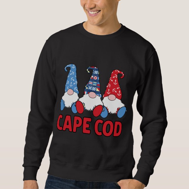 Moletom 3 Nauti Nauti Nauti Náuticos Cabo Cod MÃE A Ca (Frente)
