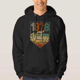 Moletom 45 anos Vintage 1978 Limited Edition 45th Bir