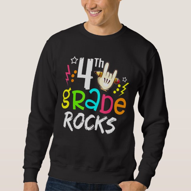 Moletom 4.º ano Rocks 4.º Grades e Professores (Frente)