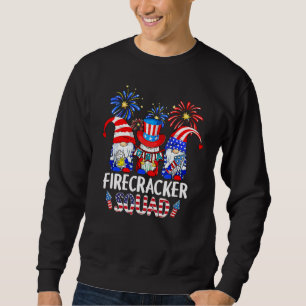 Moletom 4 De Julho Gnomos Lighting Fireworks Firecracker