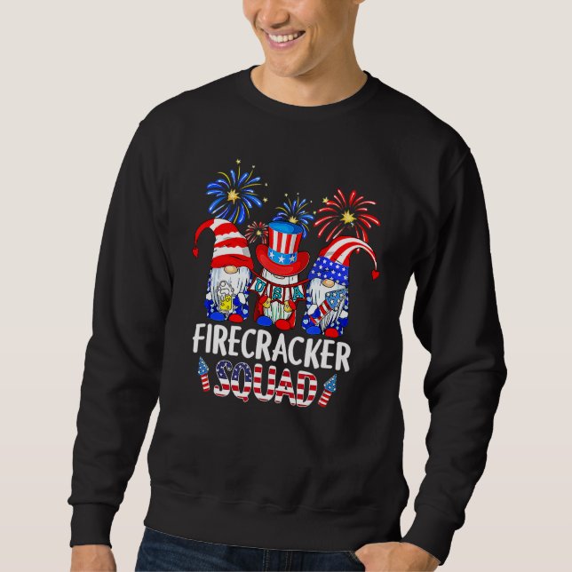 Moletom 4 De Julho Gnomos Lighting Fireworks Firecracker (Frente)