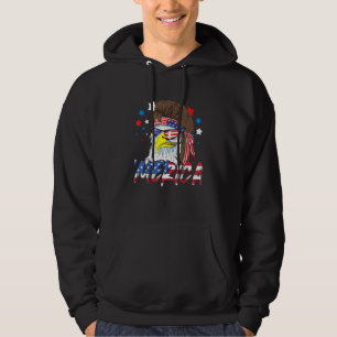 Moletom 4 De Julho Merica Eagle Mullet Usa Flag Americano