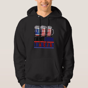 Moletom 4 de Julho Não Estou Bêbado Sou Independente Ameri