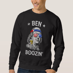 Moletom 4 De Julho Para Homens Ben Drankin Ben Franklin Bo