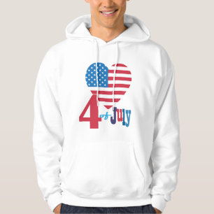Moletom 4o de fogos-de-artifício americanos da bandeira d