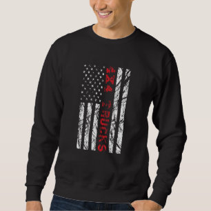 Moletom 4x4 Caminhões Bandeira Americana
