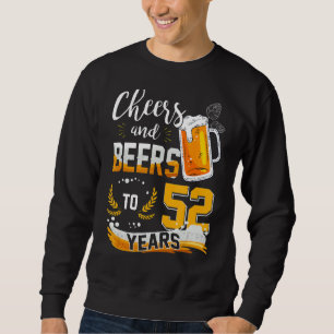 Moletom 52.º Aniversário, Saúde E Cervejas A 52 Anos De Na