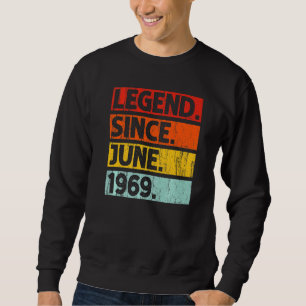 Moletom 53ª Legenda De Aniversário Desde Junho De 1969 53