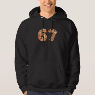 Moletom 67 Meme Capivara Engraçado Seis Sete Capivara para