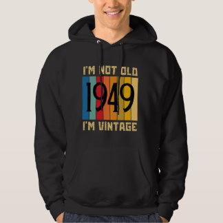 Moletom 75 anos, não sou velho, sou Vintage 1949, 75º aniv