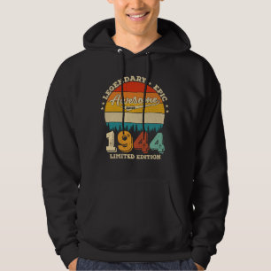 Moletom 78 anos é incrível desde 1944 78º presente de a