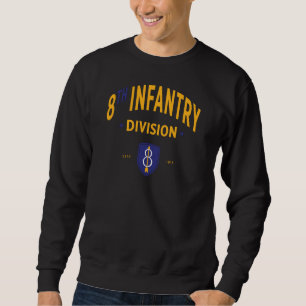 Moletom 8ª Divisão de Infantaria - Militar dos Estados Uni