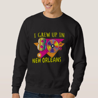 Moletom 80s New Orleans Born  1980s Love Retro Eighties Th