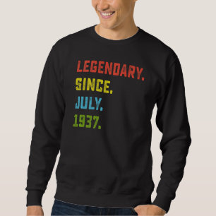 Moletom 85.º Aniversário Legendário Desde Julho De 1937 85