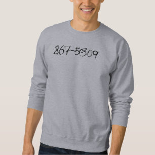 Moletom 867-5309 número de telefone