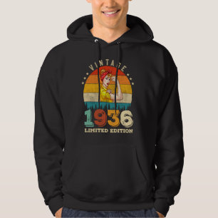 Moletom 89 anos de idade no domingo de 1936 Vintage 89º an