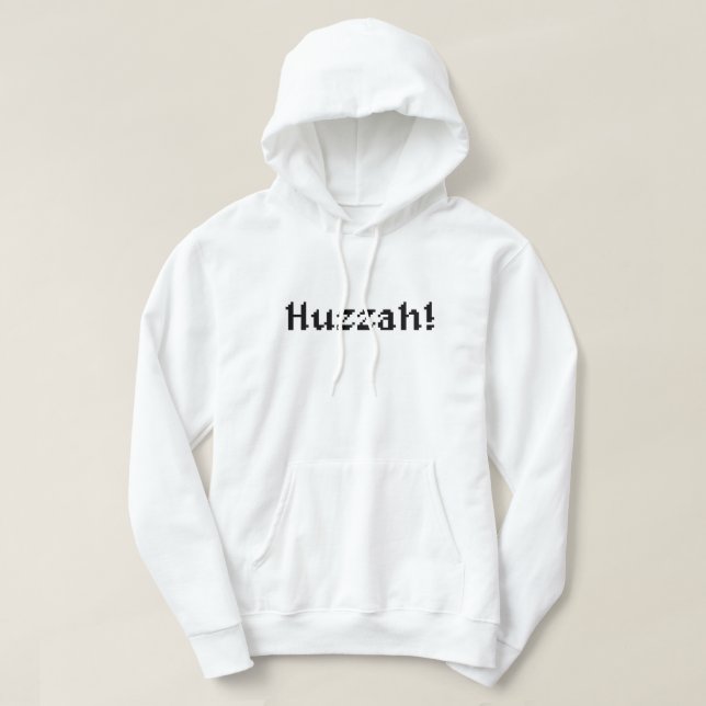 Moletom 8 Bits Huzzah! (Frente do Design)