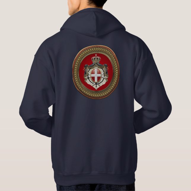 Moletom [900] Ordem de Malta - Casaco de armas SMOM (Verso)