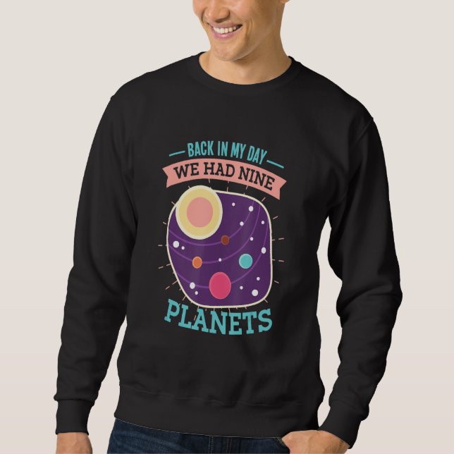 Moletom 9 Planetas Do Sistema Solar E Astrop Espacial (Frente)